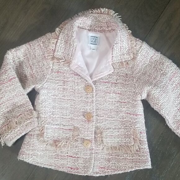 JUST like Mommy's woven jacket and skirt set. - Picture 4 of 6